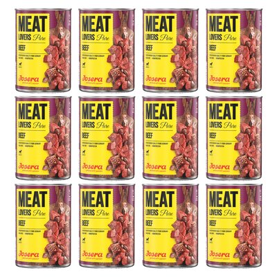 Karma dla psa JOSERA Meat Lovers Pure Wołowina 12 x 400 g