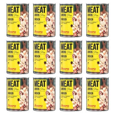 Karma dla psa JOSERA Meat Lovers Pure Kurczak 12 x 400 g