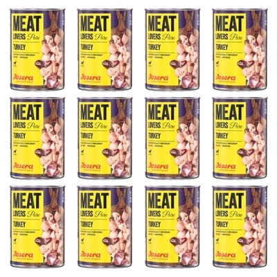 Karma dla psa JOSERA Meat Lovers Pure Indyk 12 x 800 g