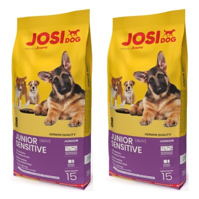 Karma dla psa JOSIDOG Junior Sensitive Drób 2 x 15 kg