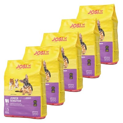 Karma dla psa JOSIDOG Junior Sensitive Drób 5 x 900g