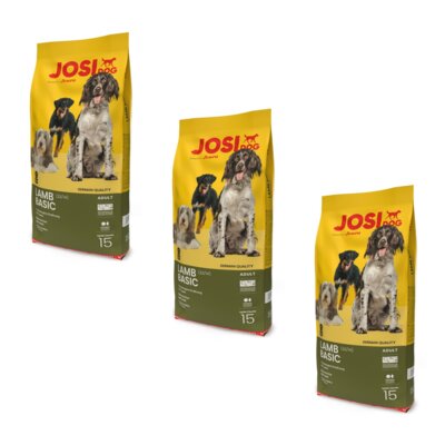 Karma dla psa JOSIDOG Lamb Basic Jagnięcina 3 x 15 kg