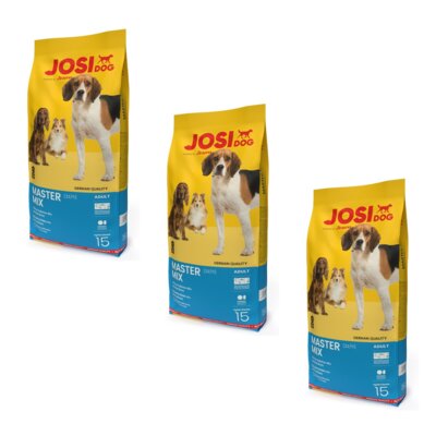 Karma dla psa JOSIDOG Master Mix Drób 3 x 15 kg