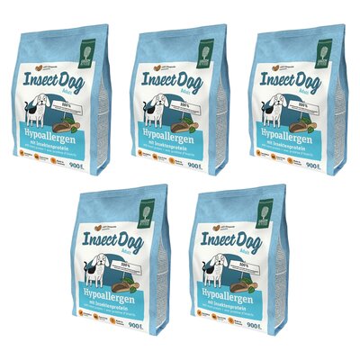 Karma dla psa GREEN PETFOOD InsectDog Hypoallergen Owady 5 x 900 g