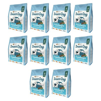 Karma dla psa GREEN PETFOOD InsectDog Hypoallergen Owady 10 x 900 g