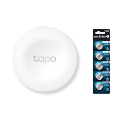 Przycisk TP-LINK Tapo S200B + Baterie CR2032 EVERACTIVE Lithium (5 szt.)