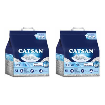 Żwirek dla kota CATSAN Hygiene 2 x 5 l