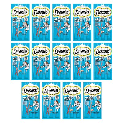 Przysmak dla kota DREAMIES Meaty Sticks z Łososiem 14 x 30 g
