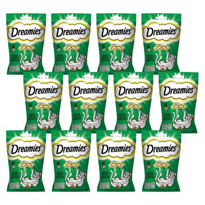 Przysmak dla kota DREAMIES z Nutą Kocimiętki 12 x 60 g