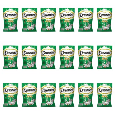 Przysmak dla kota DREAMIES z Nutą Kocimiętki 18 x 60 g