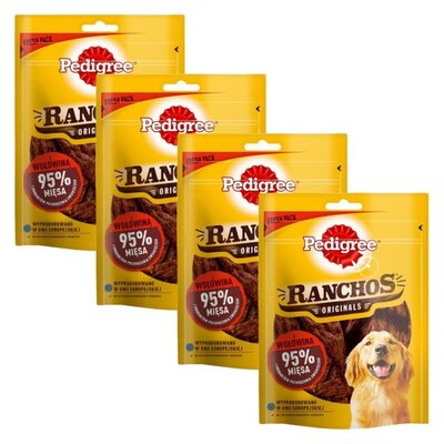 Przysmak dla psa PEDIGREE Ranchos Originals Wołowina 4 x 70 g