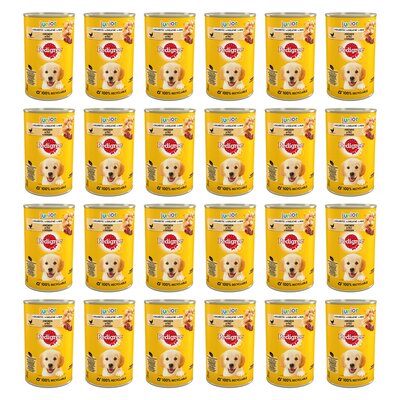 Karma dla psa PEDIGREE Junior Kurczak 24 x 400 g
