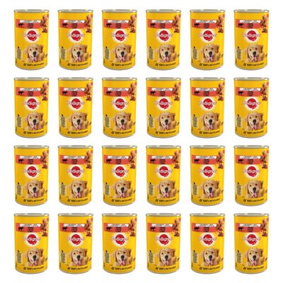 Karma dla psa PEDIGREE Wołowina 24 x 400 g