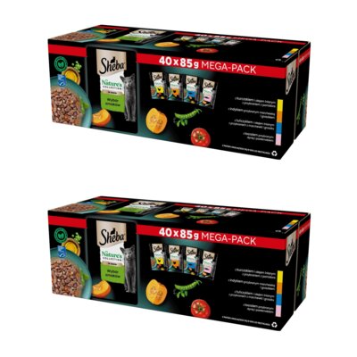 Karma dla kota SHEBA Nature Collection (80 x 85 g)