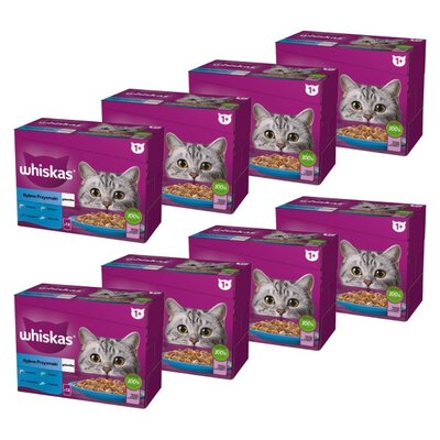 Karma dla kota WHISKAS Rybne przysmaki (96 x 85 g)