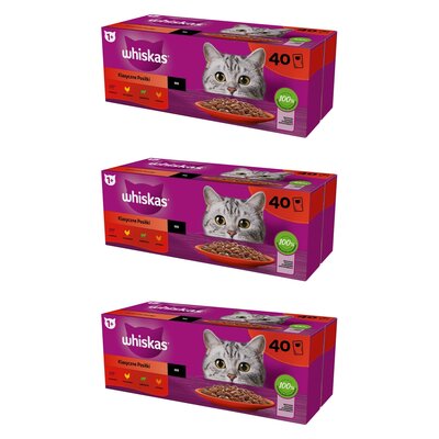 Karma dla kota WHISKAS Mix Smaków (120 x 85 g)