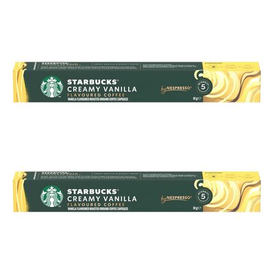 Kapsułki STARBUCKS Creamy Vanilla do ekspresu Nespresso (20 szt.)