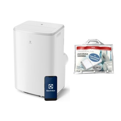 Klimatyzator ELECTROLUX EXP26U339HW + Uszczelka okienna TCL do klimatyzatora 4 m