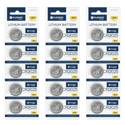 Baterie CR2025 PLATINET (15 szt.)