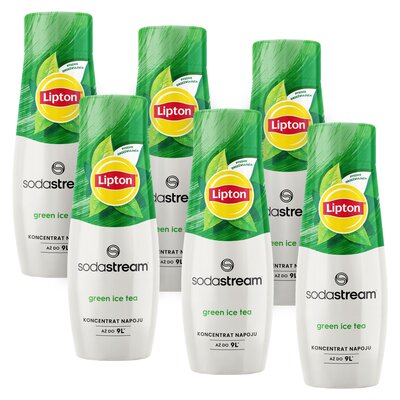 Syrop do saturatorów SODASTREAM Lipton Ice Tea Zielona Herbata 6 x 440 ml