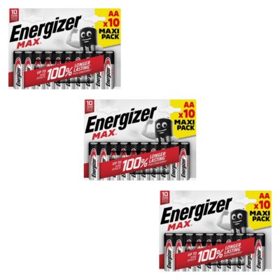Baterie AA LR6 ENERGIZER Max (30 szt.)