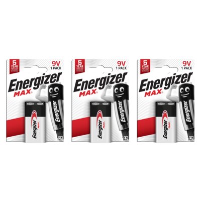 Bateria 6LR61 ENERGIZER Max (3 szt.)