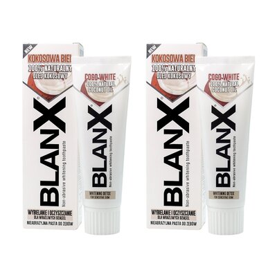 Pasta do zębów BLANX Kokosowa biel 2 x 75 ml