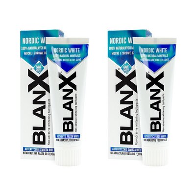 Pasta do zębów BLANX Nordic White 2 x 75 ml