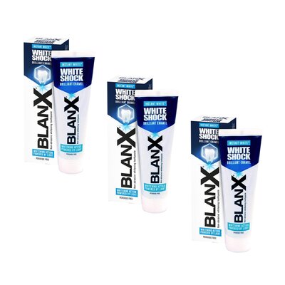 Pasta do zębów BLANX White Shock 3 x 75 ml