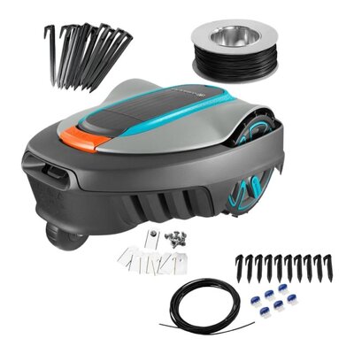 Robot koszący GARDENA Sileno City 500 15002-32 + Zestaw naprawczy GARDENA 4059-60