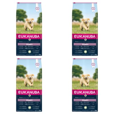 Karma dla psa EUKANUBA Puppy Large Breed Jagnięcina z ryżem 4 x 12 kg