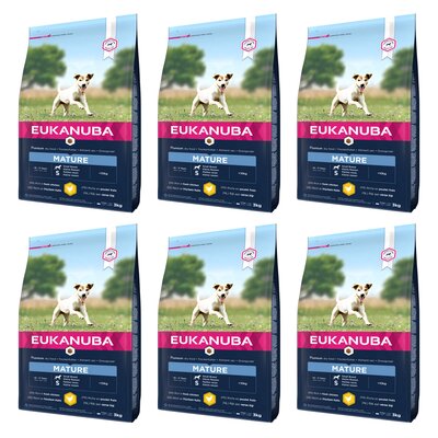 Karma dla psa EUKANUBA Mature Small Breeds Kurczak 6 x 3 kg