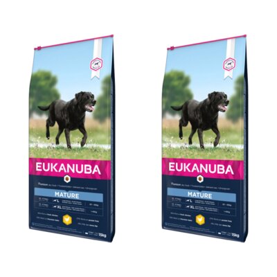 Karma dla psa EUKANUBA Mature Large Breeds Kurczak 2 x 15 kg