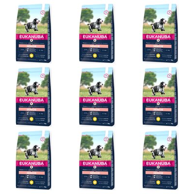 Karma dla psa EUKANUBA Senior Medium Breeds Kurczak 9 x 3 kg