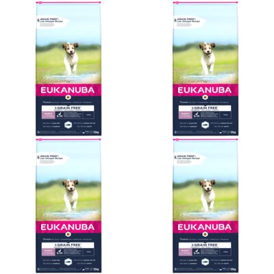 Karma dla psa EUKANUBA Grain Free Puppy Ryby Oceaniczne 4 x 12 kg