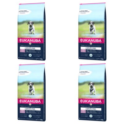 Karma dla psa EUKANUBA Grain Free Puppy Large Breeds Ryba Oceaniczna 4 x 12 kg