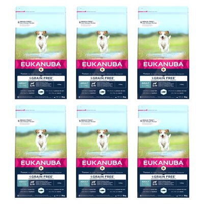 Karma dla psa EUKANUBA Adult Small Medium Ocean Ryby oceaniczne 6 x 3 kg