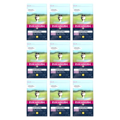 Karma dla psa EUKANUBA Grain Free Puppy Large Breeds Kurczak 9 x 3 kg