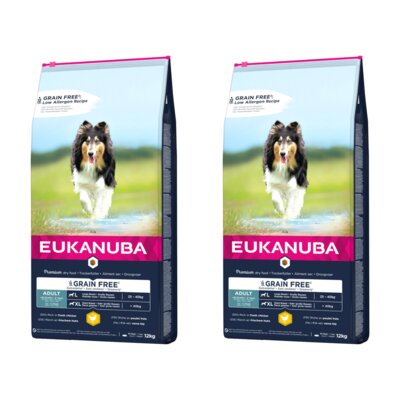 Karma dla psa EUKANUBA Adult Large Breeds Kurczak 2 x 12 kg