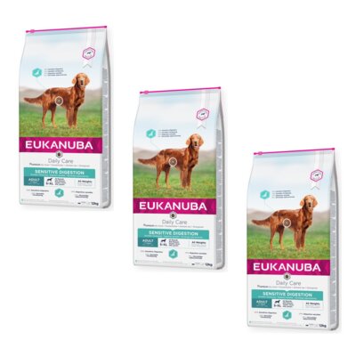 Karma dla psa EUKANUBA Daily Care Sensitive Digestion Kurczak 3 x 12 kg