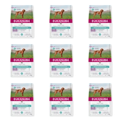 Karma dla psa EUKANUBA Daily Care Sensitive Digestion Puppy Kurczak 9 x 2.3 kg