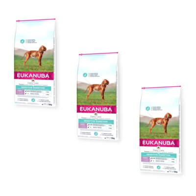 Karma dla psa EUKANUBA Daily Care Sensitive Digestion Puppy Kurczak 3 x 12 kg