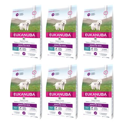 Karma dla psa EUKANUBA Daily Care Sensitive Skin Ryby Oceaniczne 6 x 2.3 kg