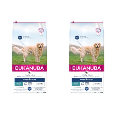 Karma dla psa EUKANUBA Daily Care Overweight Kurczak 2 x 12 kg