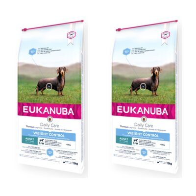 Karma dla psa EUKANUBA Adult Medium Weight Control Kurczak 2 x 15 kg