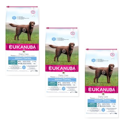 Karma dla psa EUKANUBA Daily Care Weight Control Kurczak 3 x 15 kg