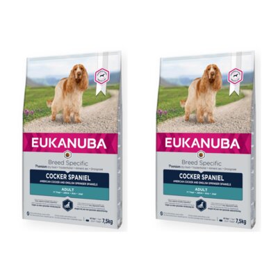 Karma dla psa EUKANUBA Breed Specific Adult Cocker Spaniel Kurczak 2 x 7.5 kg