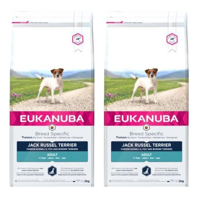 Karma dla psa EUKANUBA Breed Specific Jack Russell Terrier Kurczak 2 x 2 kg