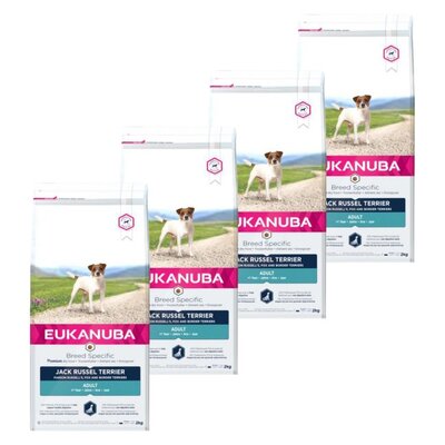 Karma dla psa EUKANUBA Breed Specific Jack Russell Terrier Kurczak 4 x 2 kg