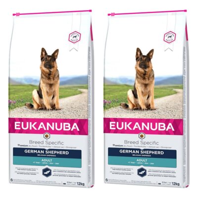 Karma dla psa EUKANUBA Adult German Shepherd 2 x 12 kg